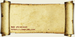 Tijana Klincov vizit kartica